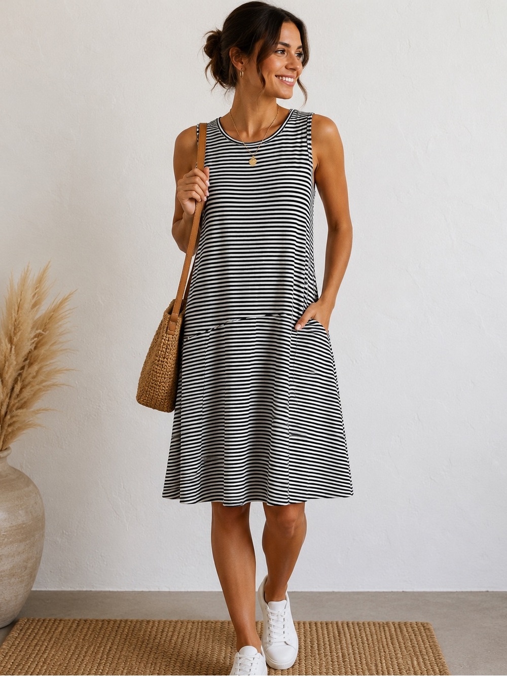 Carve Designs Payson Striped Dress